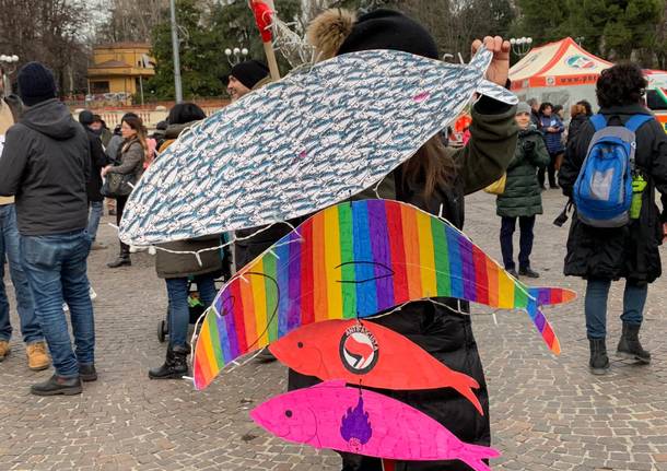 Gruppo di Varese a Bologna per la manifestazione delle sardine