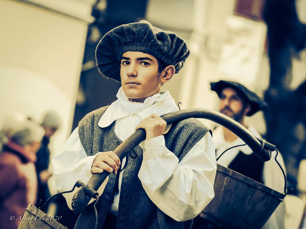 I volti alla rievocazione storica di Sant'Antonio (foto di Andrea Elli)