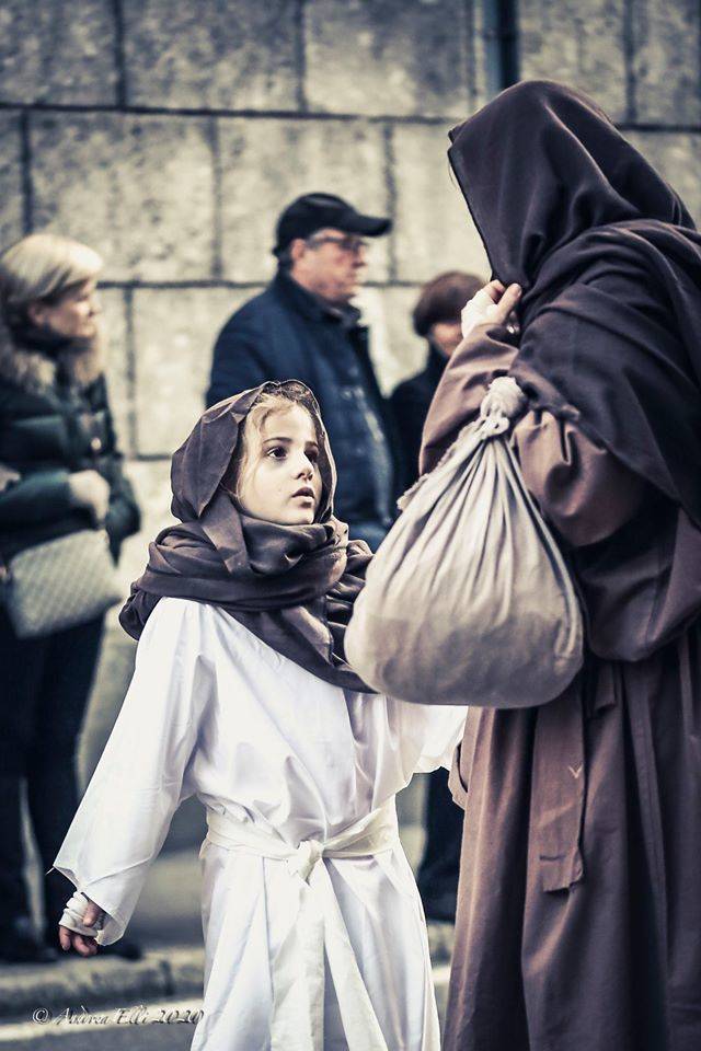 I volti alla rievocazione storica di Sant'Antonio (foto di Andrea Elli)