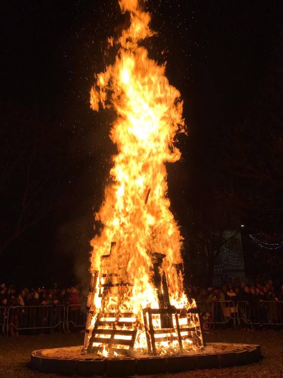 Il Faló di Sant’Antonio a Saronno