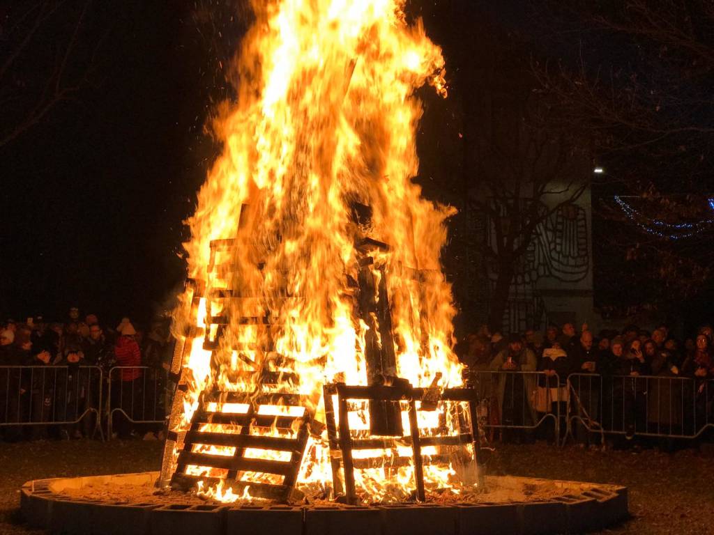 Il Faló di Sant’Antonio a Saronno