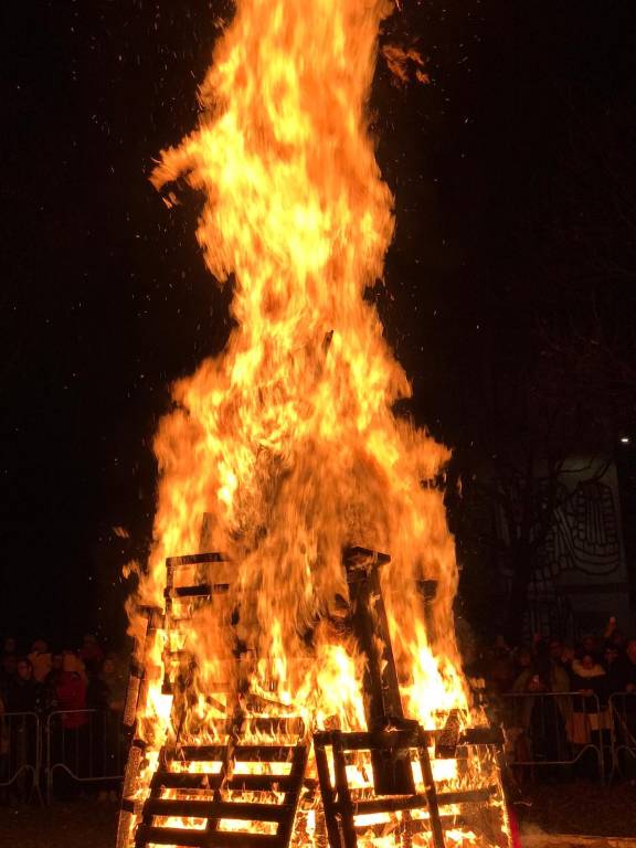 Il Faló di Sant’Antonio a Saronno