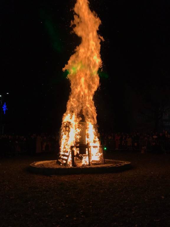 Il Faló di Sant’Antonio a Saronno