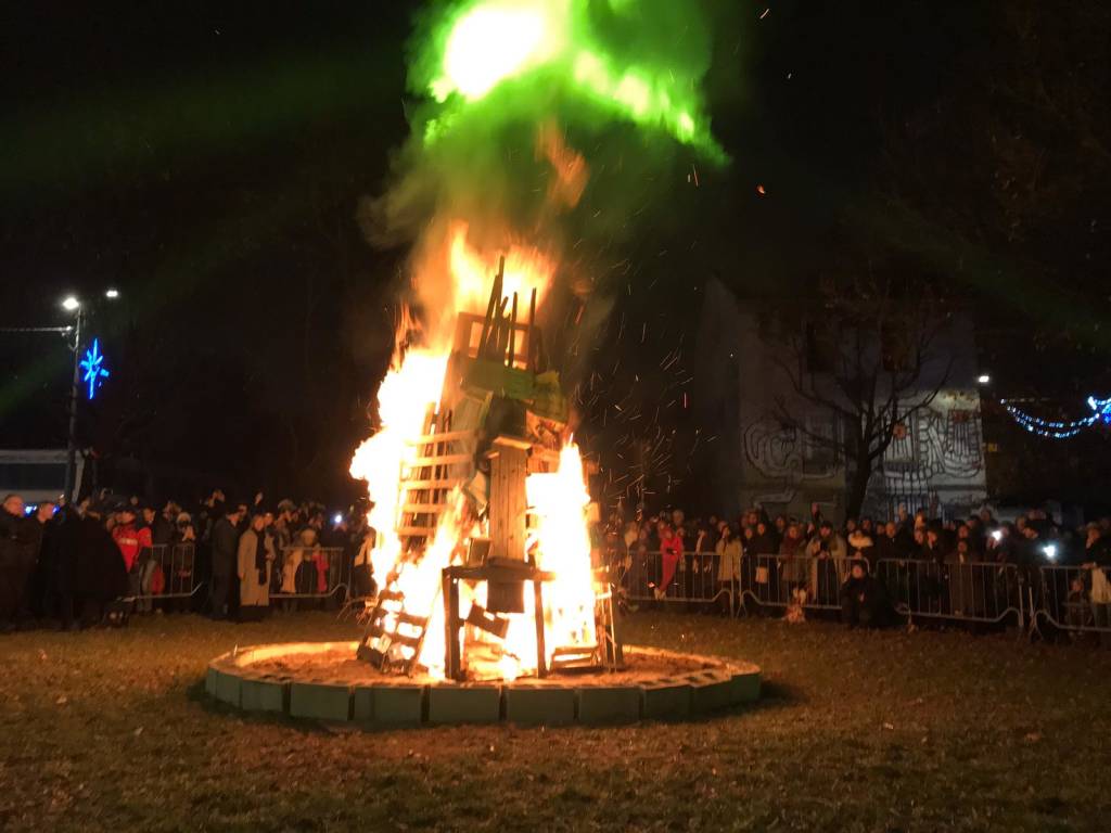 Il Faló di Sant’Antonio a Saronno