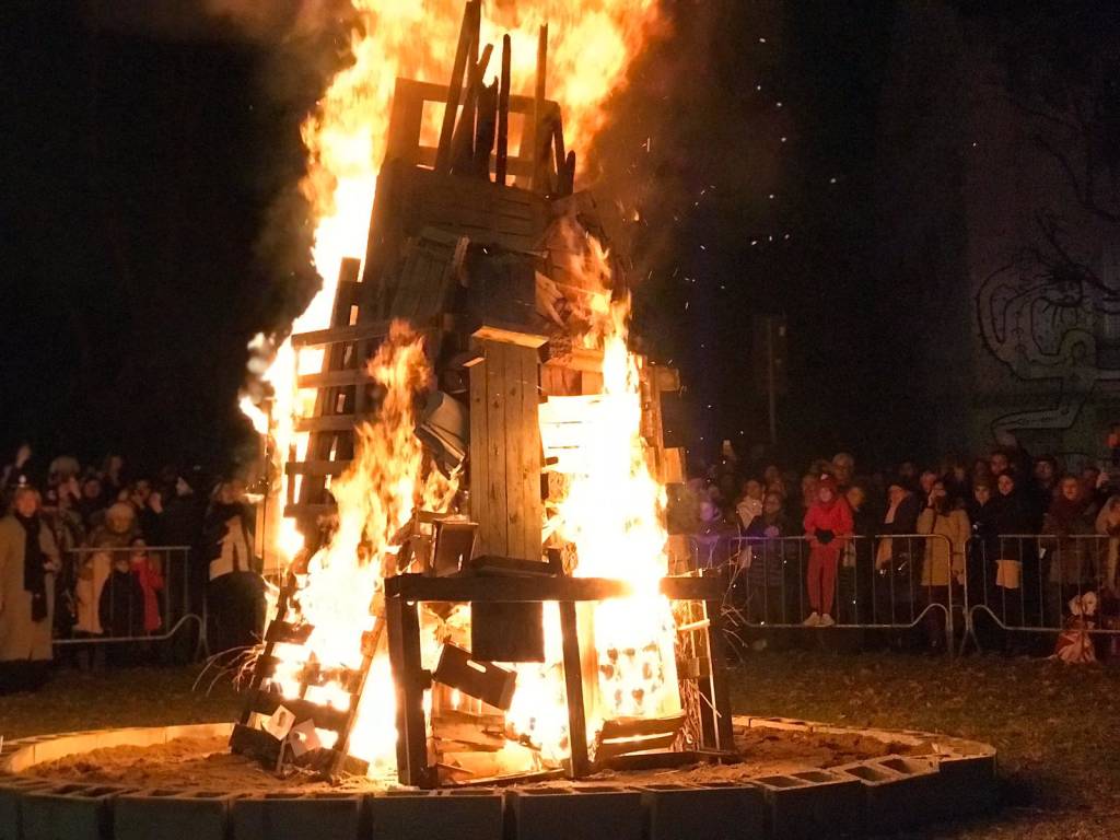 Il Faló di Sant’Antonio a Saronno