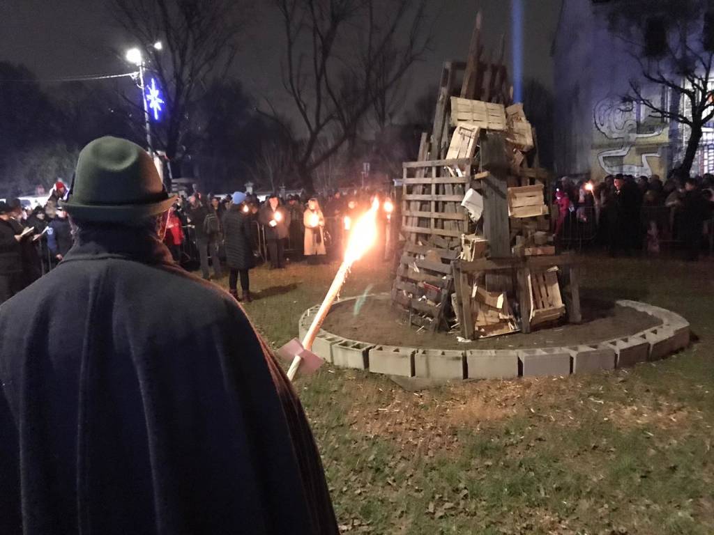 Il Faló di Sant’Antonio a Saronno
