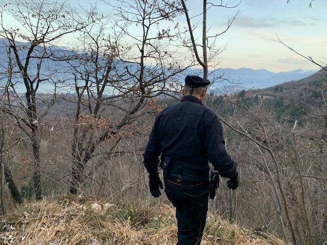 Il foto racconto di una mattinata nei boschi a caccia degli spacciatori