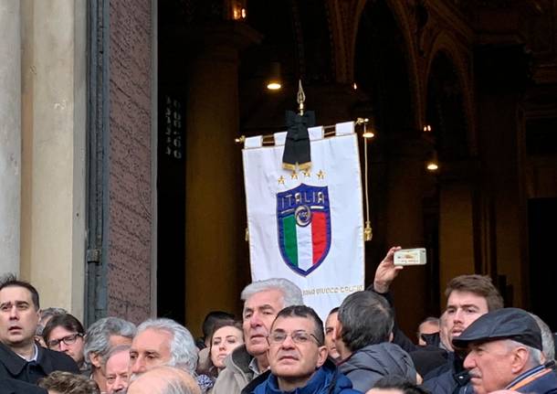 Il funerale di Pietro Anastasi
