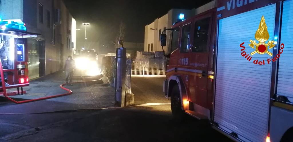 incendio germignaga 29 gennaio 2020 