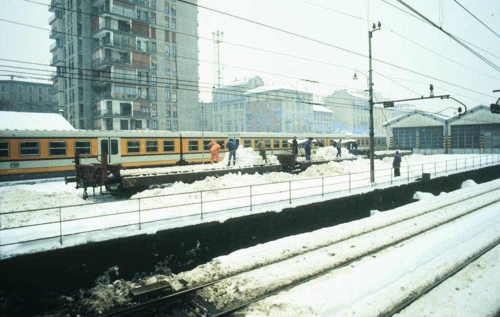 La nevicata dell'85 a Milano Cadorna