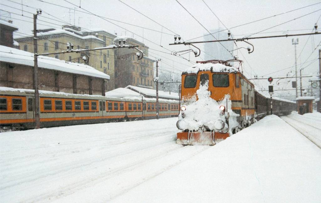 La nevicata dell'85 a Milano Cadorna