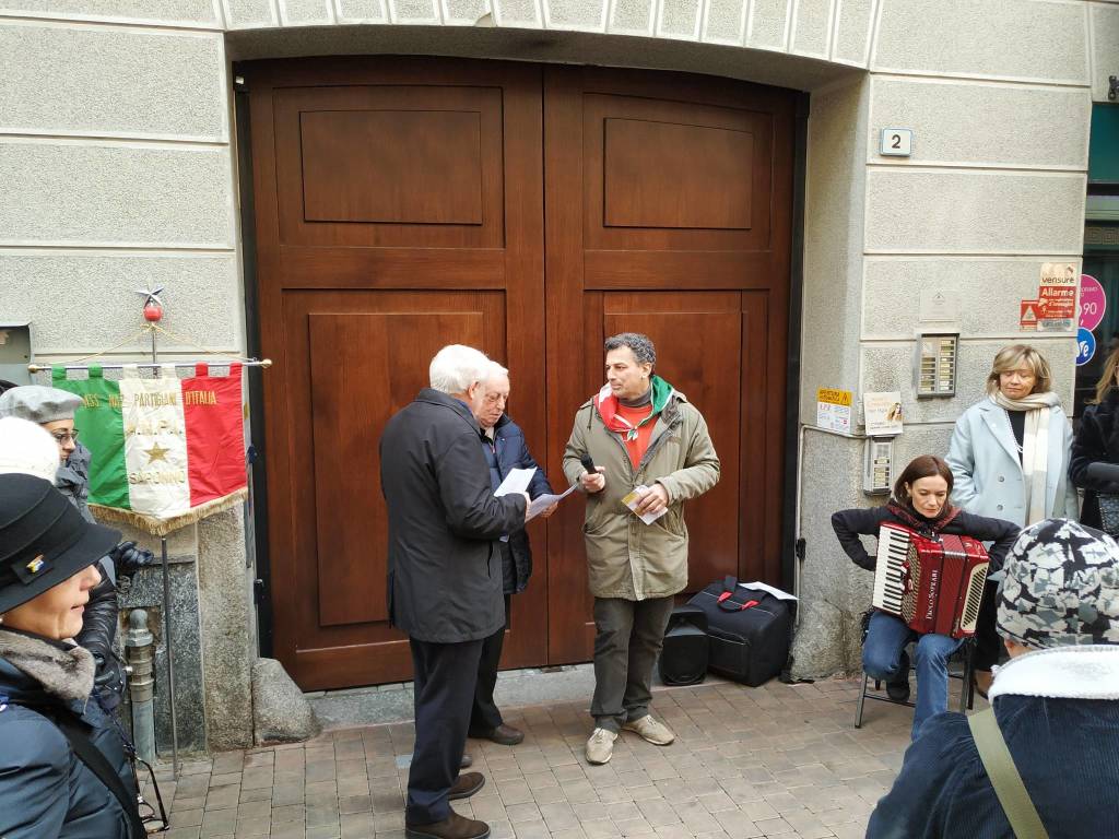 Pietra d'Inciampo in memoria di Luigi Caronni