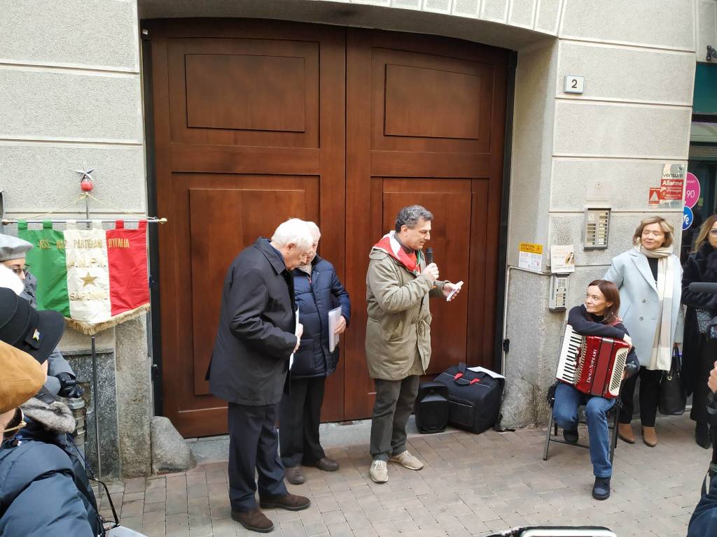 Pietra d'Inciampo in memoria di Luigi Caronni