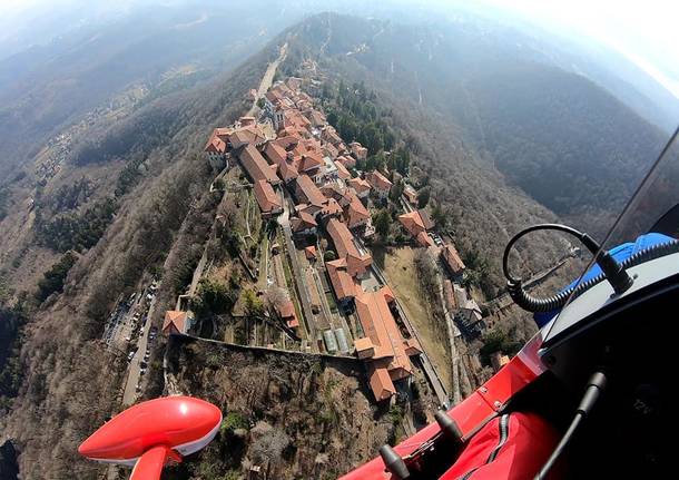 Il Sacro Monte dal cielo