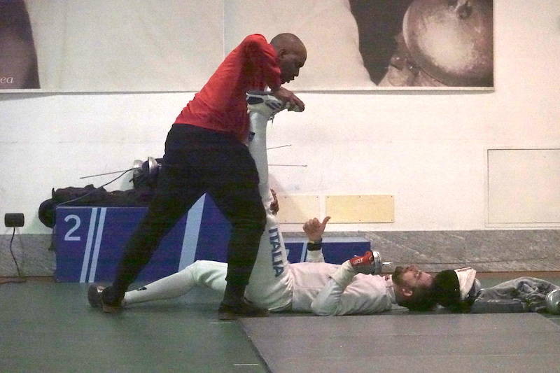 Scherma al museo del tessile