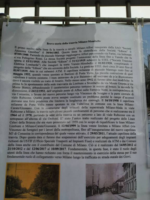 100 anni del tram a Limbiate 