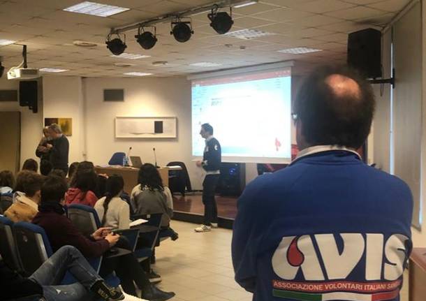 Avis Saronno incontra i ragazzi delle scuole di Saronno