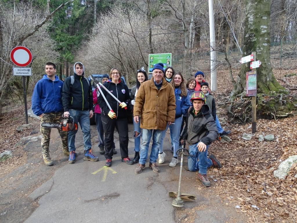 Boschi ripuliti in cima al Campo dei Fiori
