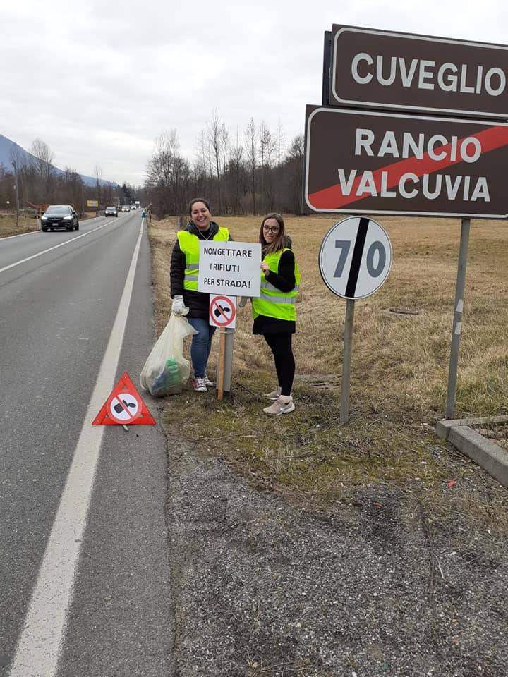 Strade pulite in azione in Valcuvia