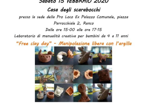 Free clay Day - Manipolazione libera dell\'argilla