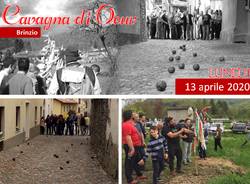 Cavagna di oeuv 2020 - gara di bocce per le vie di Brinzio