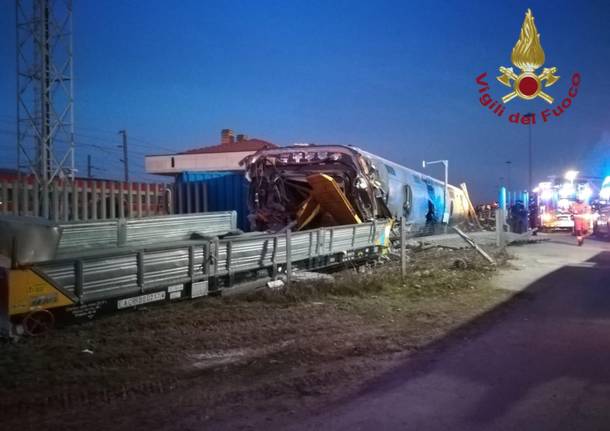 Deragliamento Frecciarossa Ospitaletto Lodigiano