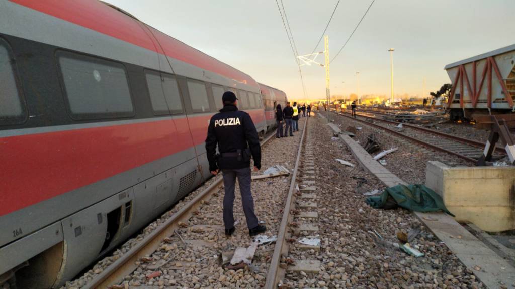 Deragliamento Frecciarossa Ospitaletto Lodigiano