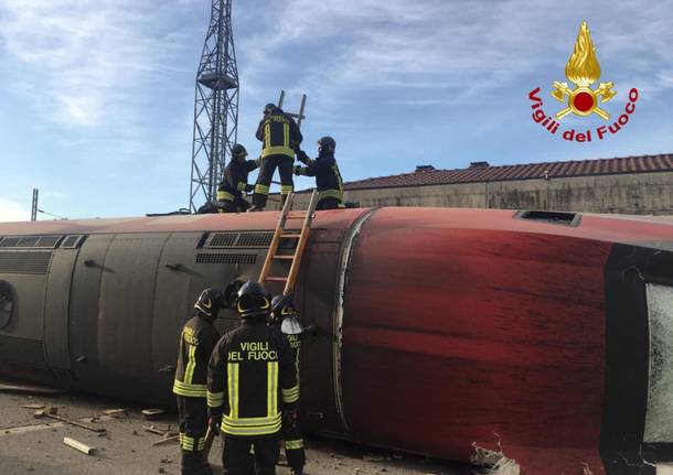 Deragliamento Frecciarossa Ospedaletto Lodigiano