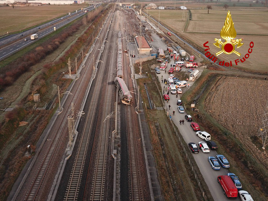 Deragliamento Frecciarossa Ospitaletto Lodigiano