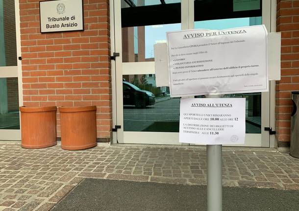 disposizioni coronavirus tribunale busto arsizio