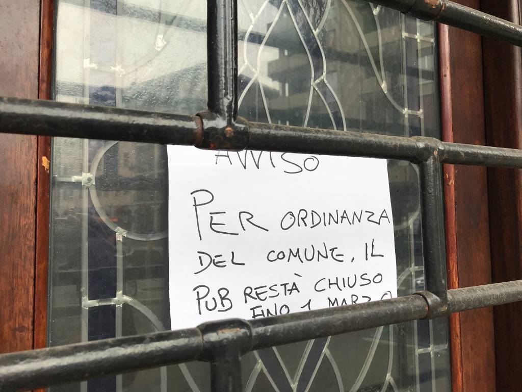 Diversi negozi cinesi chiusi a Saronno