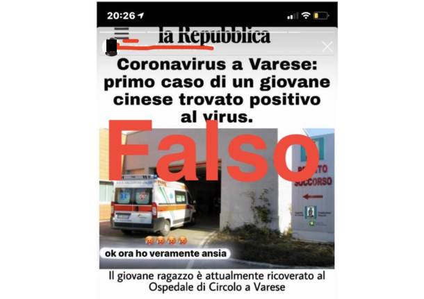 Fake coronavirus