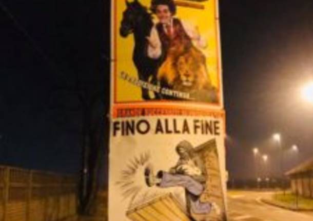 Centopercentoanimalisti “oscura” alcuni manifesti circensi affissi a Saronno