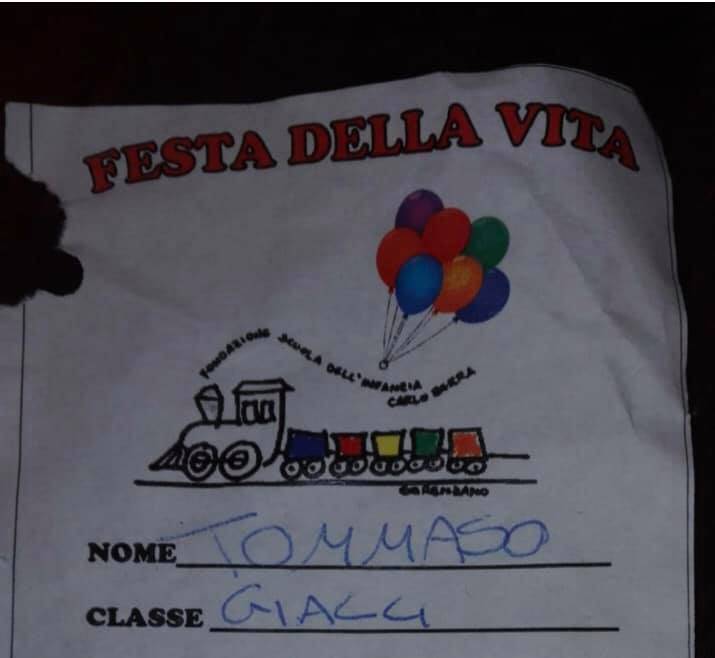 Gerenzano a Gualdo Tadino: un volo di 500 km per i palloncini di Tommaso
