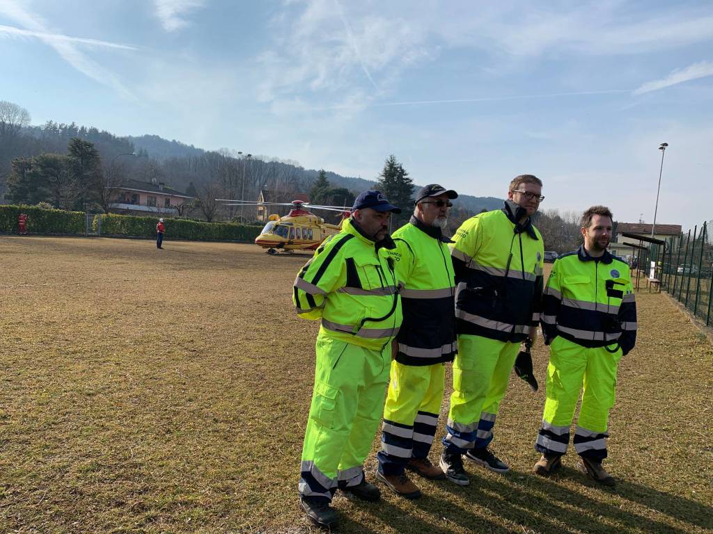 Inaugurazione Campo di atterraggio elisoccorso Inarzo