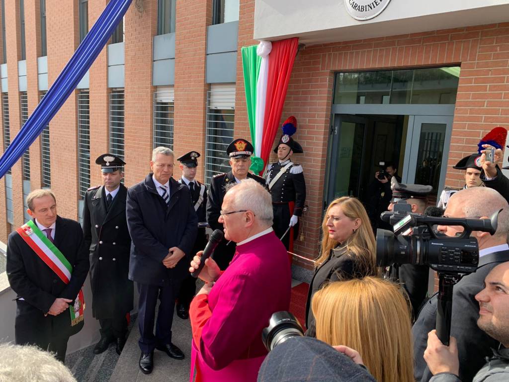 inaugurazione caserma carabinieri busto arsizio
