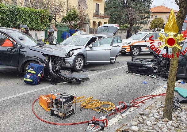 incidente frontale germignaga