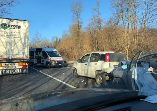 Incidente Sp 57 gazzada schianno