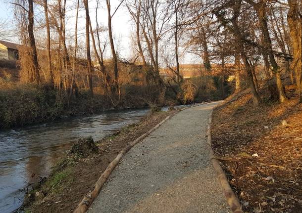 Lavori pista ciclabile Besozzo