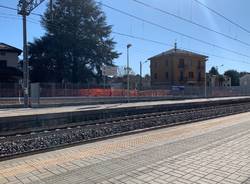 Lavori stazione Gazzada 