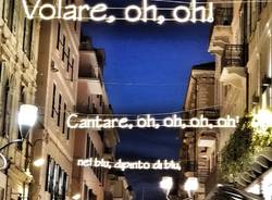 Luminarie "Nel blu dipinto di blu" a Sanremo