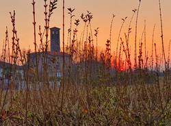 Magico tramonto a Casciago (foto di Clara Comolli)