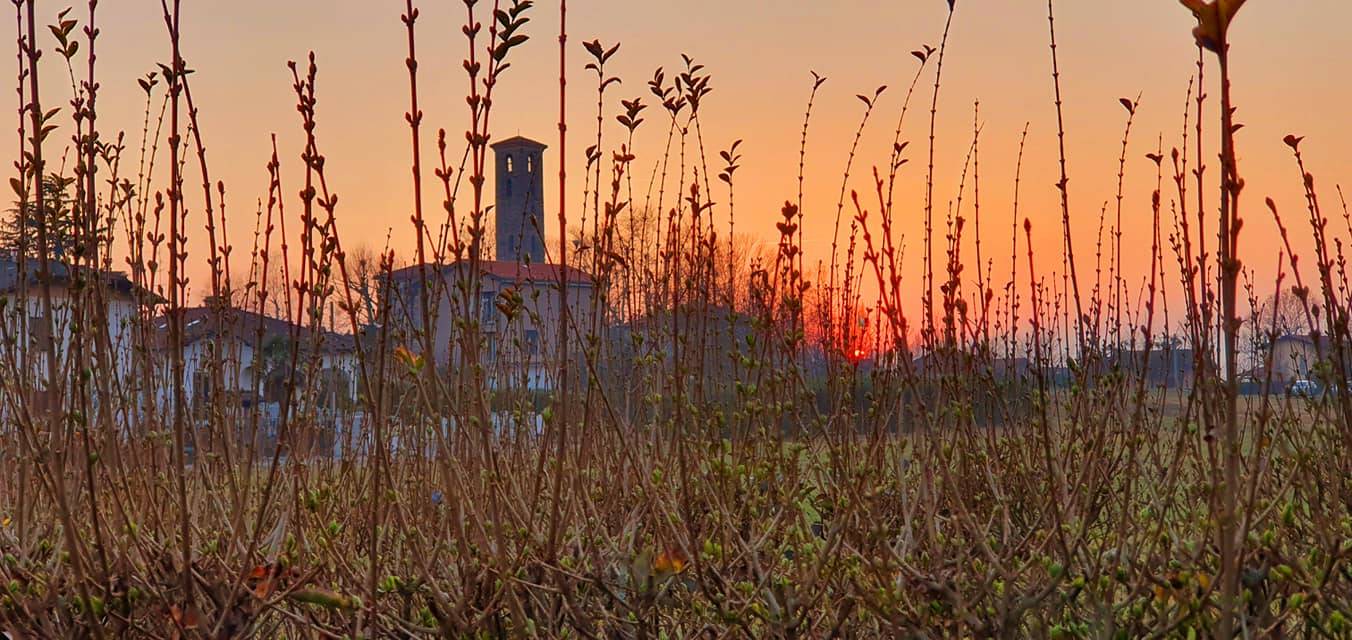 Magico tramonto a Casciago (foto di Clara Comolli)