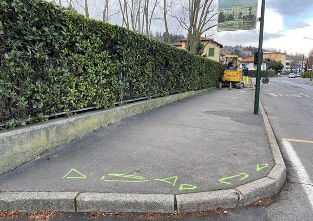 marciapiedi scuola pellico varese