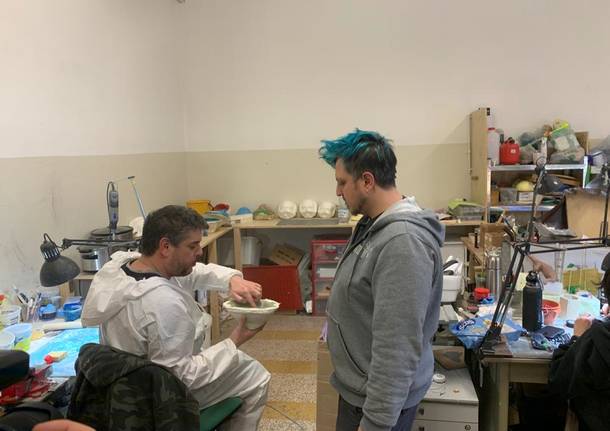 Nel laboratorio di Andrea Leanza, il "truccatore speciale" di Hammamet