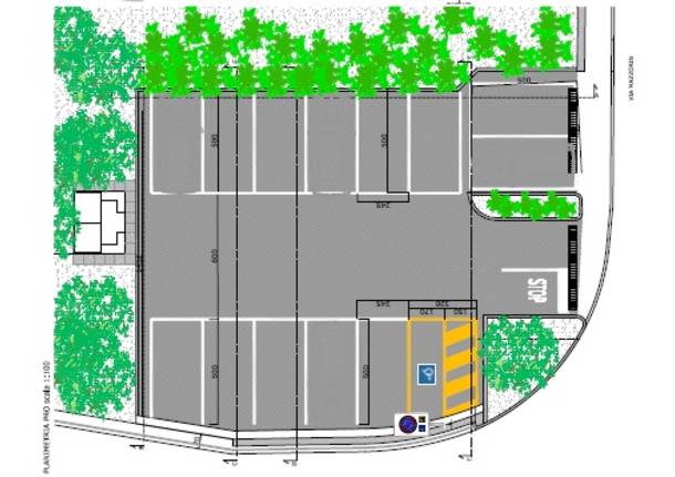 progetto parcheggio via Mezzorin