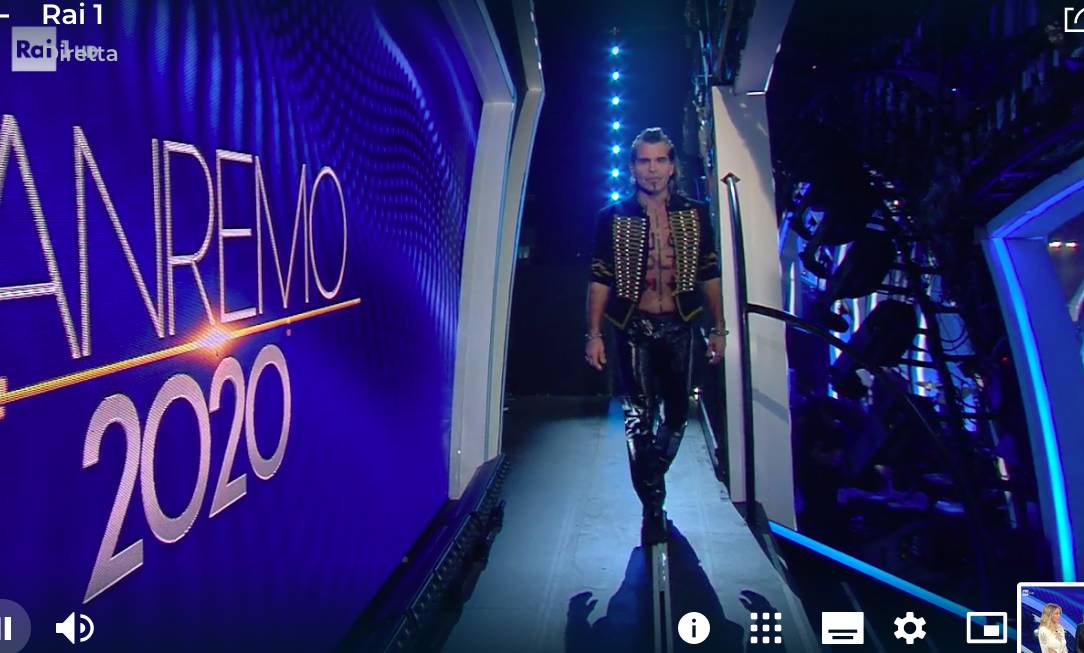 Quanta energia per Nonno Pelù a Sanremo 