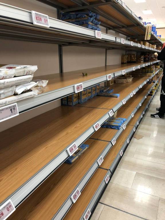 Supermercati e coronavirus
