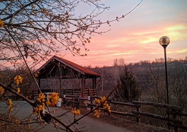 Tramonto al Parco degli Aironi