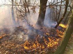 volontari antincendio boschivo brezzo di bedere